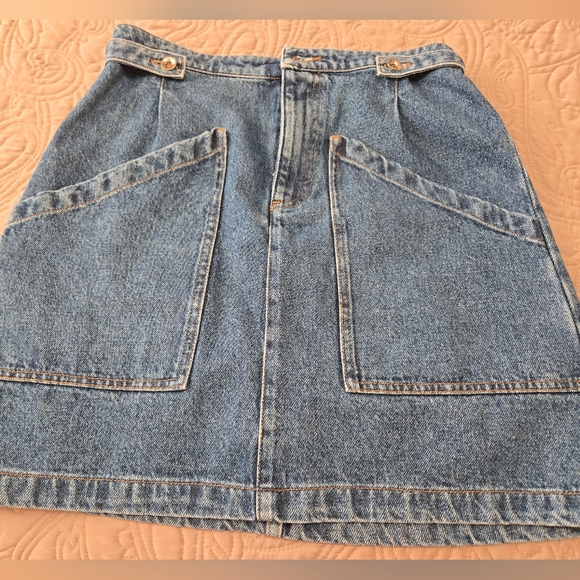 A.P.C. DENIM MINI SKIRT - Picture 7 of 8